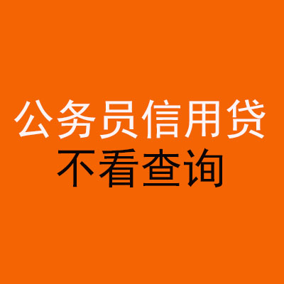 武山公务员信用贷款