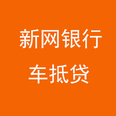 武山新网银行车抵贷